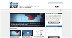 Desktop Screenshot of coalitionforautoinsurancereform.com